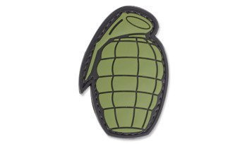 4TAC - PVC-Aufnäher - Granate oliv