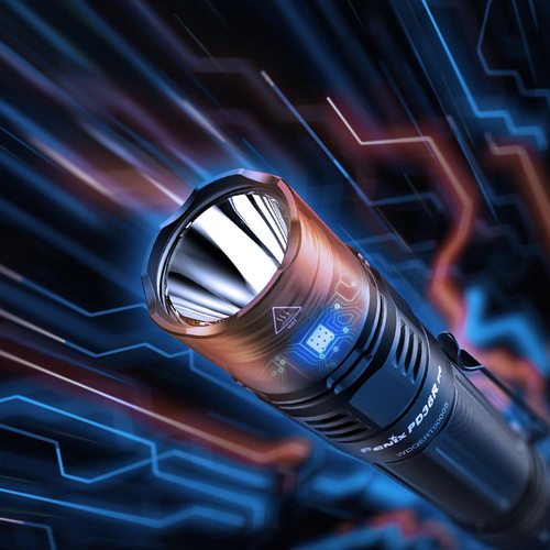 Fenix - Taschenlampe LED PD36R Pro mit 5000 mAh Akku - 1600 lm - Schwarz - PD36R - LED-Taschenlampen - Outdoor