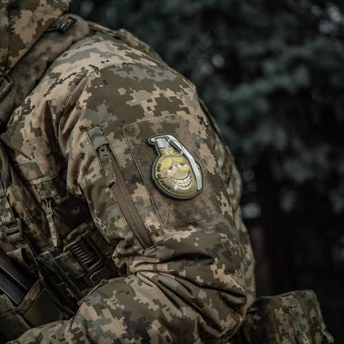 M-Tac - Aufnäher Lächelnde Granate M67 v2 - PVC 3D - Grün - 51139200 - Andere