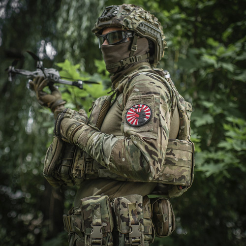 M-Tac – Aufnäher „Der Weg des Samurai“ – 3D PVC – Weiß/Rot – 51338302 - 3D PVC Morale Patches