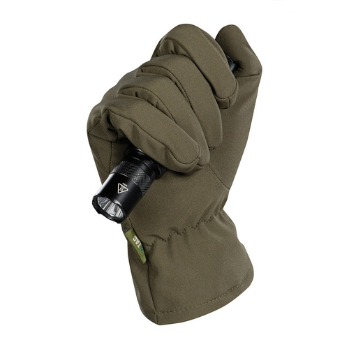 Winterhandschuhe - M-Tac - Winter-Softshell-Handschuhe - Olive - 90010001