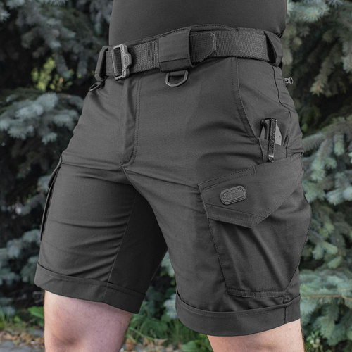 M-Tac - Aggressor Tactical Shorts - Polycotton - Rip-Stop - Schwarz - 20018002 - Kurze Hose - Bekleidung
