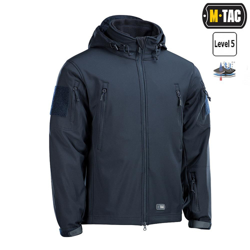 Bekleidung - M-Tac - Softshell mit Fleece-Futter - Dark Navy Blue - MTC-SJWL-DNB - Militärjacken