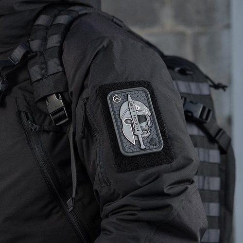 M-Tac - Moralabzeichen - Molon Labe Ace 3D PVC - Grau - 51127011. - Patches