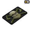 M-Tac - 3D-Emblem - Bearded Skull - Schwarz / Olive - 51113201