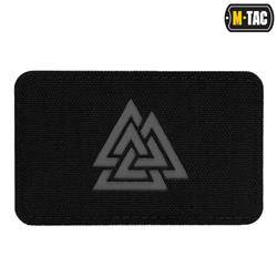 M-Tac - Lasergeschnittene Valknut horizontale Patch - Schwarz / Grau - 51164211