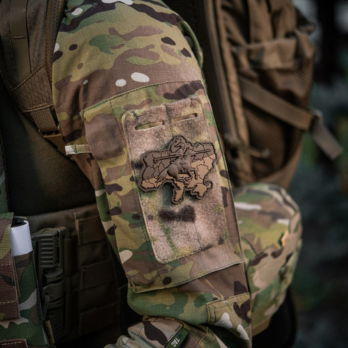 M-Tac – Cossack Ukraine Patch – PVC 3D – Horse Charge – Coyote – 51349005 - Flaggen - Verschiedenes