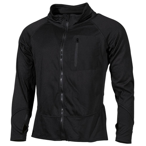 MFH - Thermo-Sweatshirt US Jacket Lining - Schwarz - 03202A - Militär-Sweatshirts