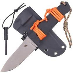 BlackFox - Überlebensmesser Vesuvius - D2 - Schwarz - BF-710 D2