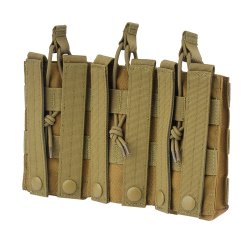 Magazin & Munitionstaschen - Condor - Dreifach Open Top M4/M16 Magazinetasche - Coyote Brown - MA27-498
