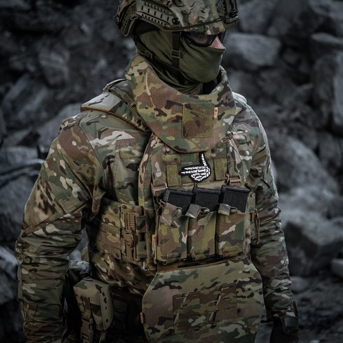 M-Tac – Skeleton Shooter Patch – Stickerei – 500D Cordura – Schwarz – 51375002 - Andere