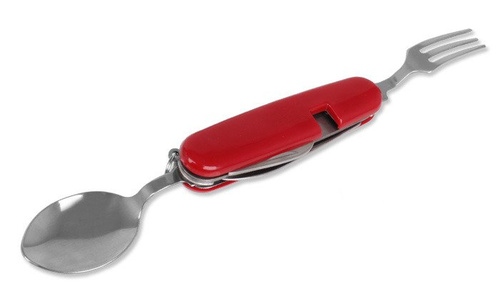 BCB - Klappmesser, Gabel & Löffel-Clip-Set - CN223 - Touristenbesteck - Outdoor