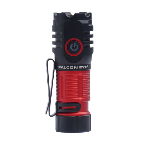 Falcon Eye - Hand-Taschenlampe Omega 1K - Blitzlicht - 1000 lm - Schwarz/Rot - FHH0141 - LED-Taschenlampen