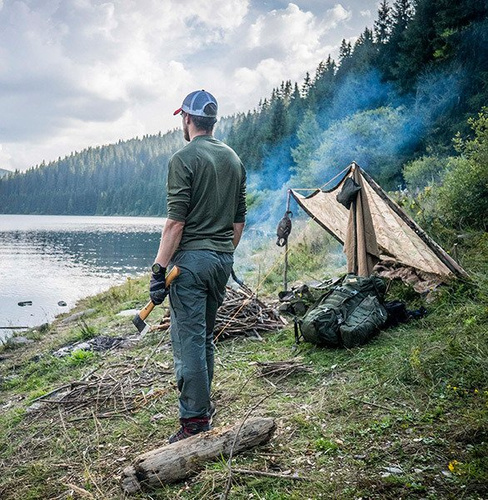 Helikon - Poncho - Polnisch Woodland - PO-MUS-PO-04 - Ponchos - Regenumhänge - Bekleidung