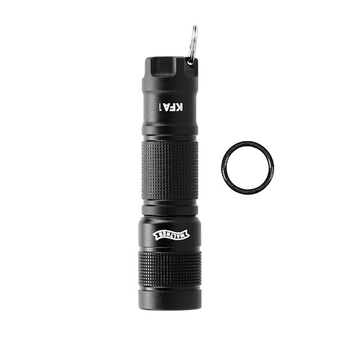 Walther - Schlüsselanhänger-Taschenlampe KFA1 - Cree XP-E2 - 110 lm - IPX8 - Schwarz - 3.7147 - LED-Taschenlampen