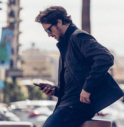 Militärjacken - Helikon - Greyman Taktische Jacke - Schwarz / Cloud Grey - KU-GMN-DC-8401A