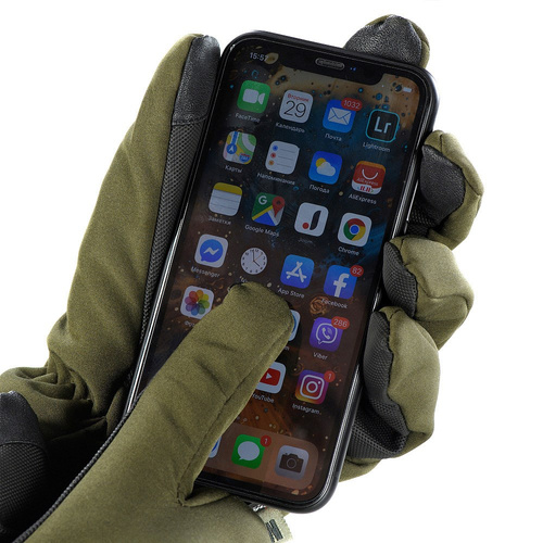 Handschuhe - M-Tac - Soft Shell Thinsulate taktische Handschuhe - Olive - 90308001