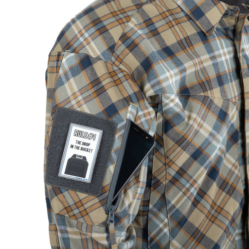 Helikon - Hemd MBDU Flannel Shirt® - Slate Blue Checkered - KO-MBD-PO-C0 - Hemden & Pullover
