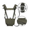 Mil-Tec - Leichtgewichtige Chest Rig - OD Grün - 13530401