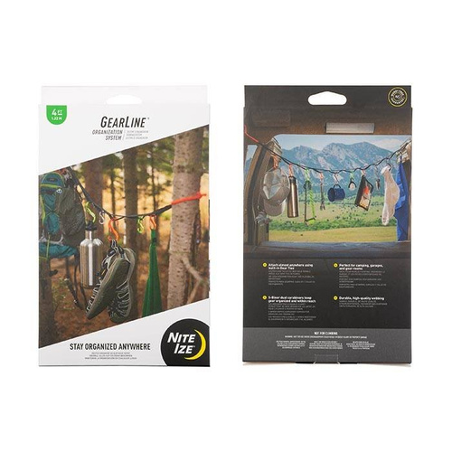 Nite Ize - Organisationssystem GearLine® Tactical - 10 x S-Biner + 2 x Gear Tie 12" - Coyote - GLN4-29-R8 - Nite Ize - Outdoor