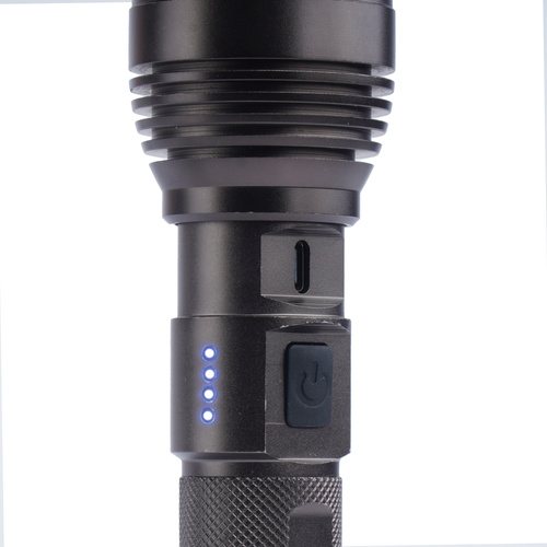 LED-Taschenlampen - Falcon Eye - Hand-Taschenlampe Alpha 2000 RC - Blitzlicht - Fokus - 2000 lm - Schwarz - FHH0123