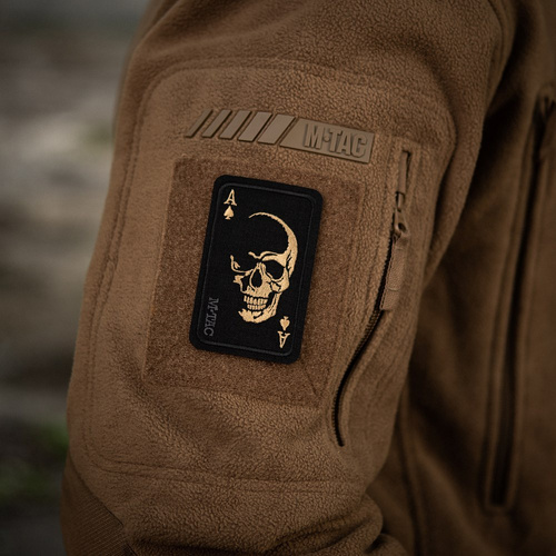 Verschiedenes - M-Tac - Moralaufnäher Patch Face of War - Cordura - Schwarz/Orange - 51389035 - Morale Patch