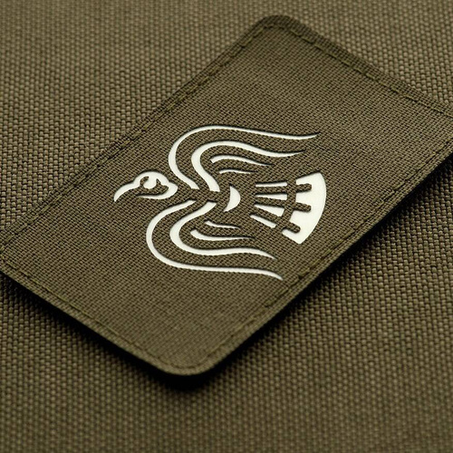 Andere - M-Tac – Crow Banner Patch – 500D Cordura – Lasergeschnitten – Fluoreszierend – Ranger Green/GID – 51171239