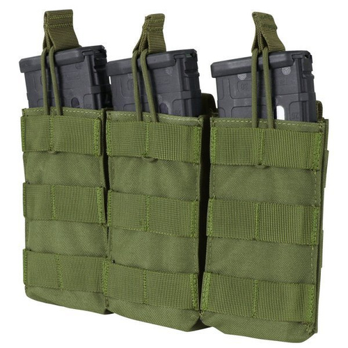 Magazin & Munitionstaschen - Condor - Open Top Triple M4/M16 Mag Pouch - Olive Drab - MA27-001