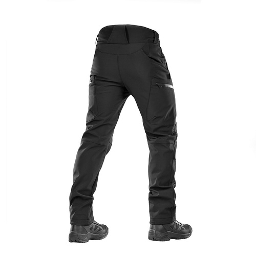 M-Tac - Trekking Softshell Winterhose - Schwarz - 20306002 - Cargohosen - Bekleidung