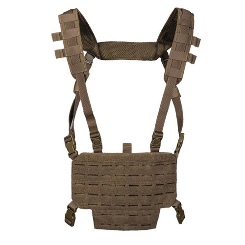 Mil-Tec - Leichtgewichtige Chest Rig - dunkel Coyote - 13530419 - Chest Rig Westen