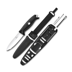 Victorinox - Feststehendes Messer Venture Pro - Sandvik 14C28N - Schwarz - 3.0903.3F