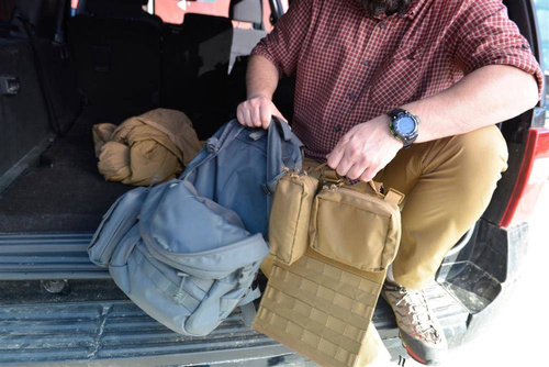 Helikon - Klettverschluss-Paneel Einsatz MOLLE Adapter 2 - Cordura - Coyote - IN-MA2-CD-11