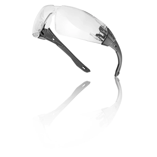 Bolle Safety - Schutzbrille RUSH+ 2.0 - EN ISO 16321-1 - Platinum - Durchsichtig - RUSPMN10E - Gesichtsschutz - Augenschutz