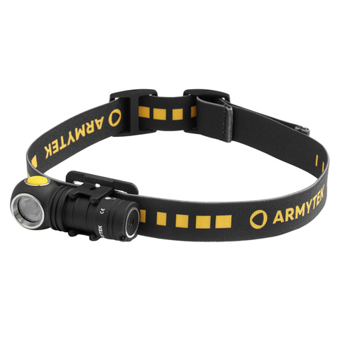 Armytek - Wizard C1 Pro Wiederaufladbare Taschenlampe / Stirnlampe - 1000 lm - 900 mAh - Weißes Licht - F09001C - LED-Taschenlampen