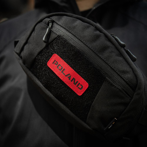 M-Tac - Polen-Aufnäher - Laserschnitt - Rot / Schwarz - 51003133 - Flaggen - Verschiedenes