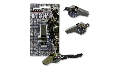 Pfeifen - FOSCO - Pfeife mit Kompass & Thermometer