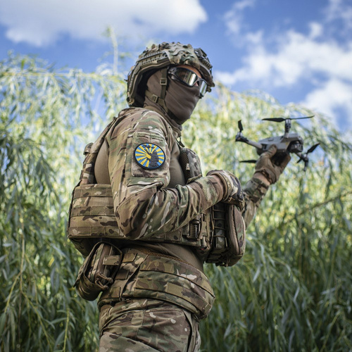 M-Tac – Aufnäher „Der Weg des Samurai“ – 3D PVC – Gelb/Blau – 51338301 - Andere - Verschiedenes