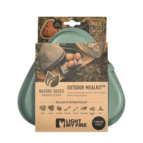 Touristische Kochgeschirrsets - Light My Fire - Outdoor MealKit™ Wanderkochgeschirr-Set - 8 Teile - MustyYellow - 2418410210