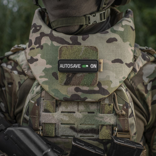 Verschiedenes - M-Tac - Moral Patch Autosave PVC - 3D - Schwarz - 51116702 - 3D PVC Morale Patches