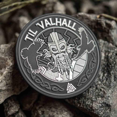 Verschiedenes - M-Tac – Til Valhall Patch – PVC – Grau/Schwarz – 51142112 - Patches