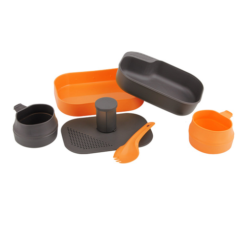 Wildo - Camp-A-Box Complete Campingsset - Orange - W10262 - Touristische Kochgeschirrsets