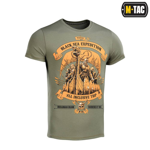 M-Tac - T-Shirt Black Sea Expedition - Helles Oliv - 80025038 - T-Shirts - Bekleidung