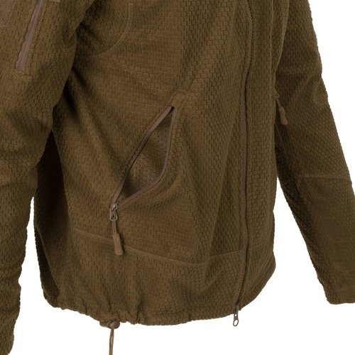 Helikon - Alpha Tactical Grid Fleece Jacke - Coyote - BL-ALT-FG-11 - Fleece-Sweatshirts
