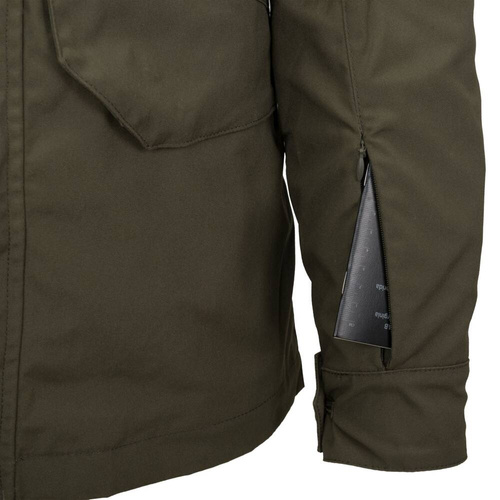 Bekleidung - Helikon - Militärjacke Covert M65 - Erdbraun/Schwarz - KU-C65-DC-0A01A - Militärjacken