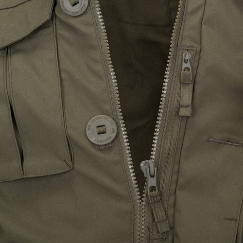 Bekleidung - Helikon - Militärjacke Covert M65 - Erdbraun/Schwarz - KU-C65-DC-0A01A - Militärjacken