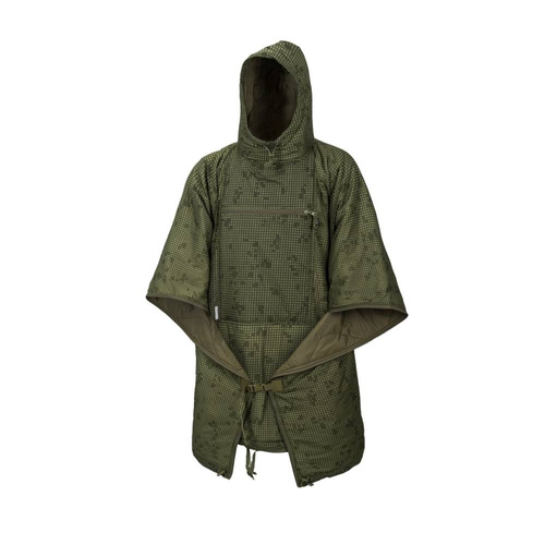 Helikon - Poncho Swagman Roll - Windpack - Climashield - Desert Night Camo - PO-SMR-NL-0L - Militärjacken
