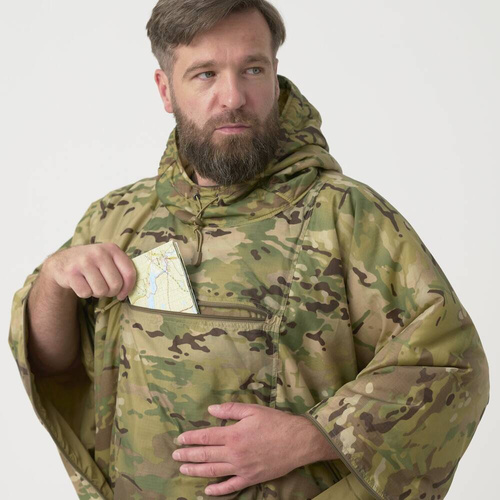 Bekleidung - Helikon - Poncho Swagman Roll - Windpack - Climashield - MultiCam Black - PO-SMR-BL-0C - Ponchos - Regenumhänge