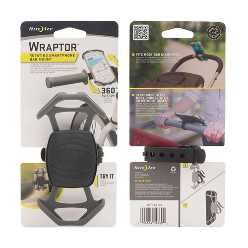 Nite Ize - Wraptor&#8482; Drehbare Smartphone-Stangenhalterung - WPT-09-R3 - Verschiedenes