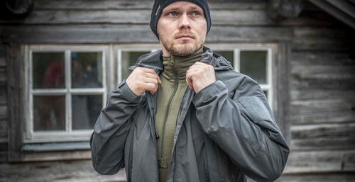 Militärjacken - Helikon - Blizzard® Jacke - StormStretch® - Schwarz - KU-BLZ-NL-01