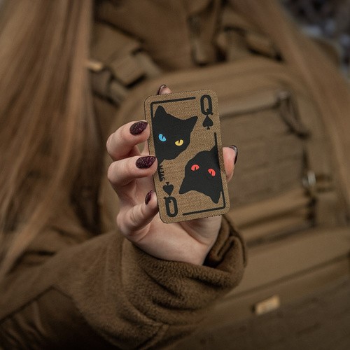 M-Tac – Queen of Spades Patch – Cordura 500D – Coyote/Schwarz – 51362005 - Andere